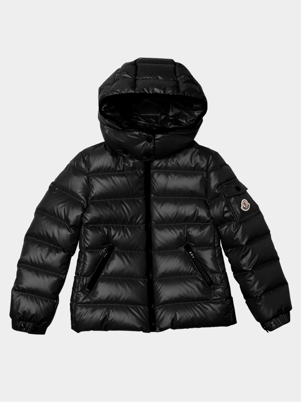 Sz 6 AUTHENTIC MONCLER Unisex Kids Black Bady Puffer Jacket